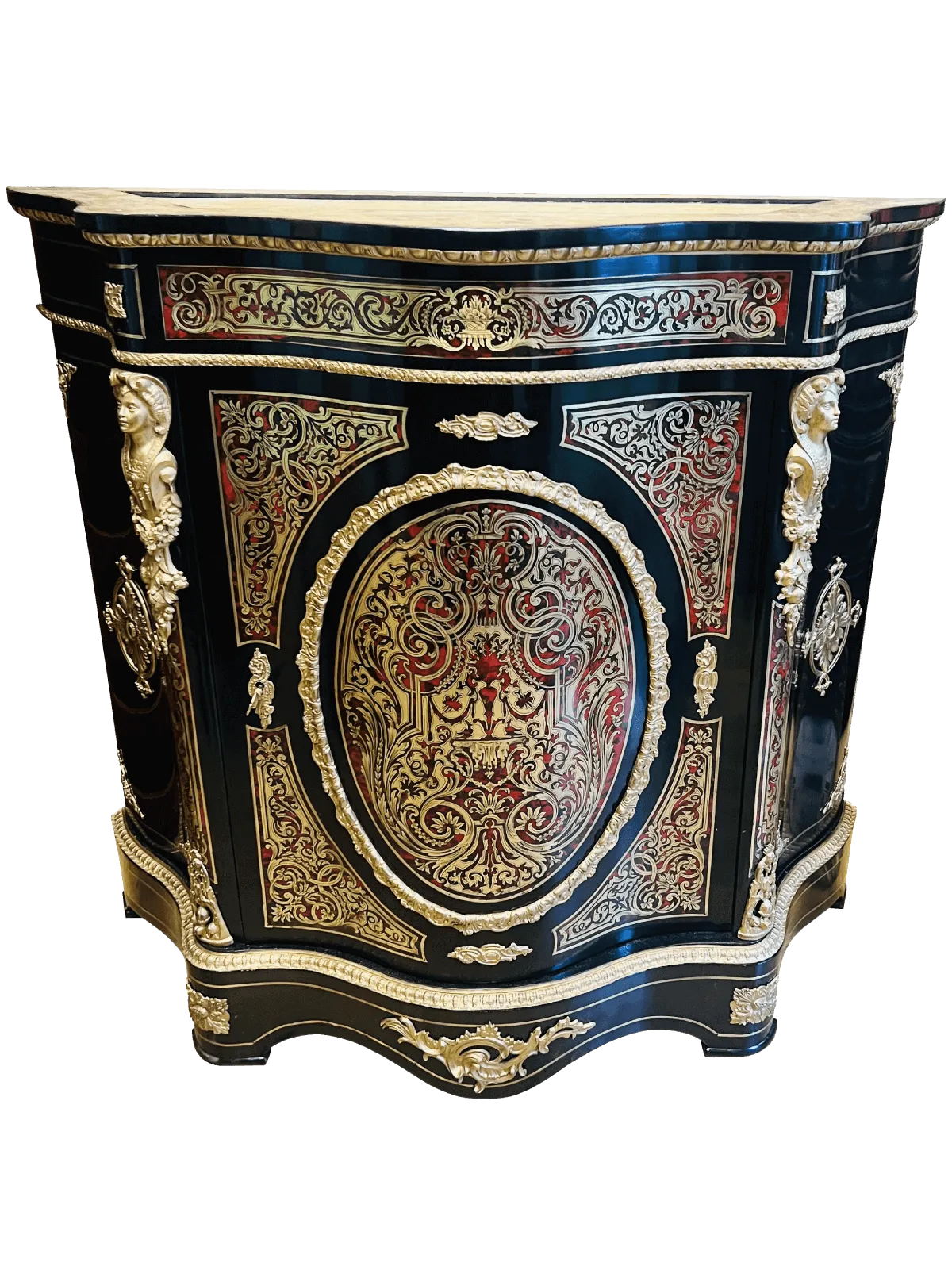 Après restauration. Meuble d'appui d'époque Napoléon III Après restauration. Restauration à Paris - Vincennes d'un meuble d'appui d'époque Napoléon III